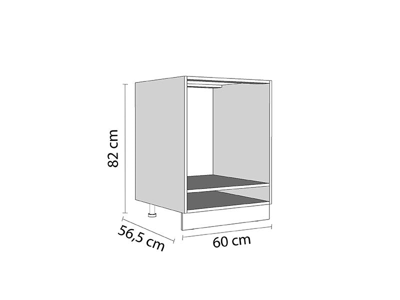 Element kuhinje KENT  D60 UR SH BH  *bez radne pl