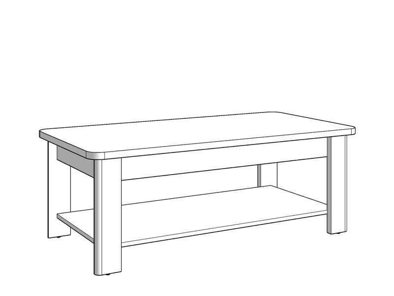 Coffee table OSCAR KS 120x60 SH