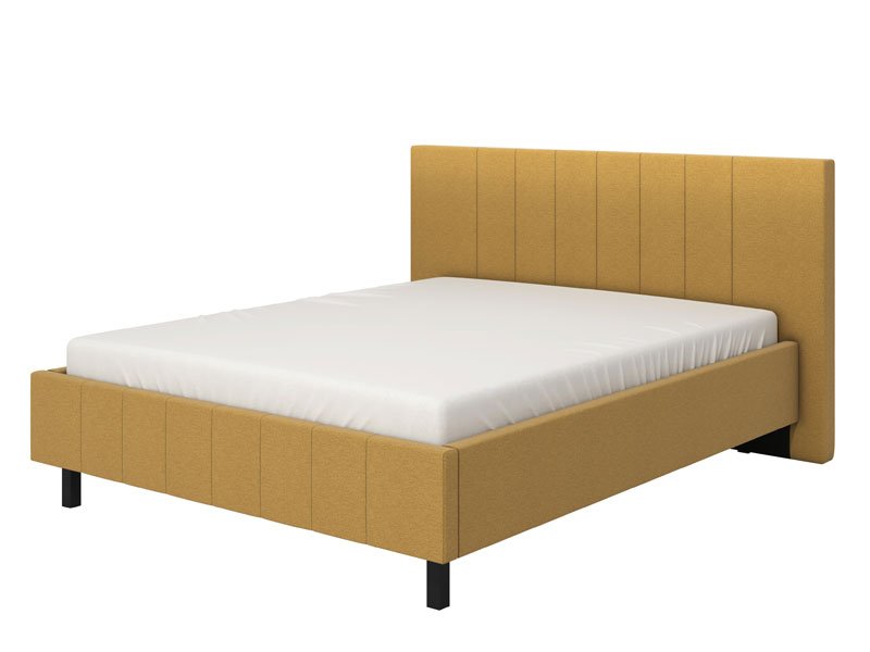 Double bed Basel 160 yellow